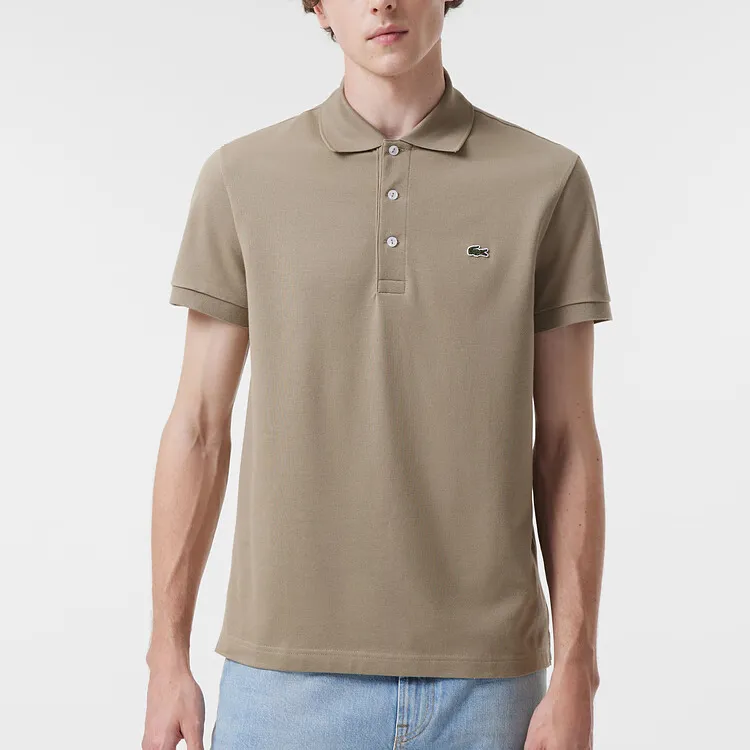 LACOSTE Polo Shirts Men Camel-3