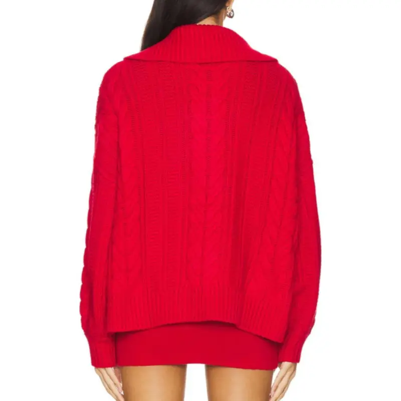 FOR LOVE & LEMONS Sweater Women's Red-1