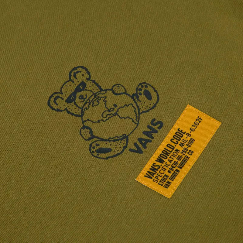 Vans TEE SS T Shirt Unisex Brown-2