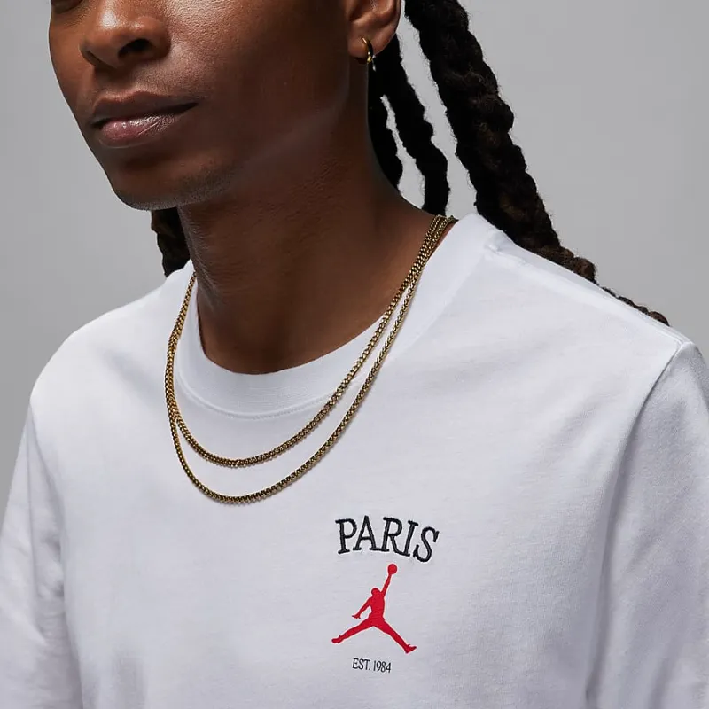 Jordan Paris T-Shirt Men's White-2