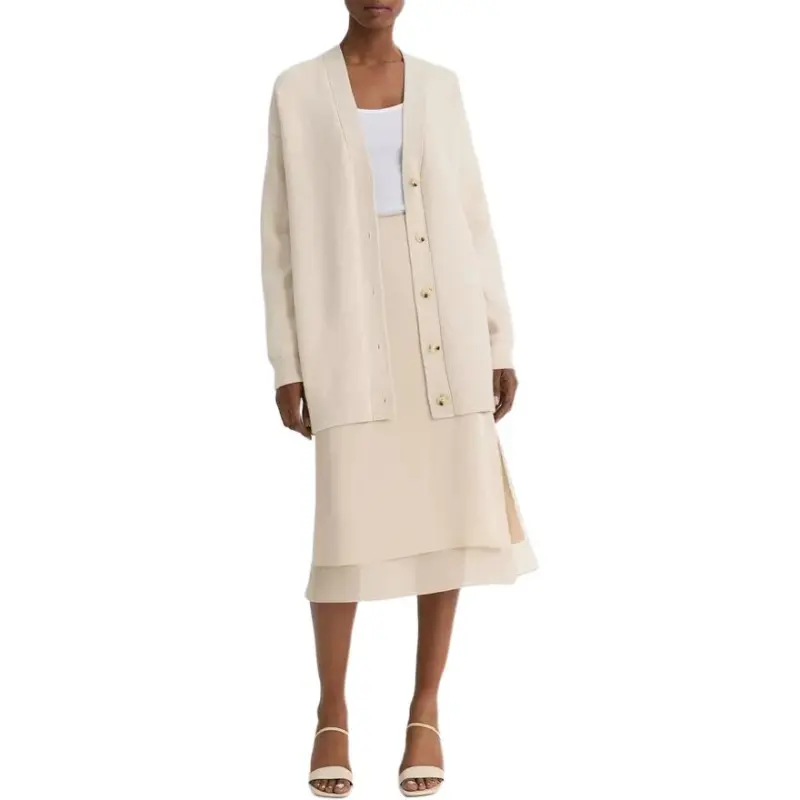 VINCE V neck Cardigan-2