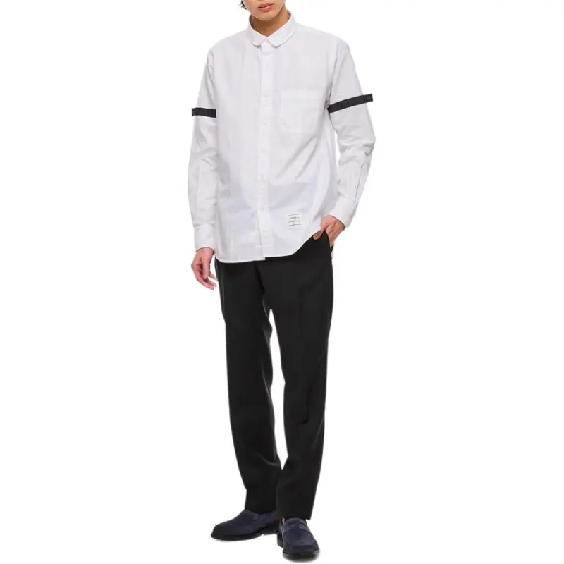 THOM BROWNE Long Sleeved Buttoned Shirt-2