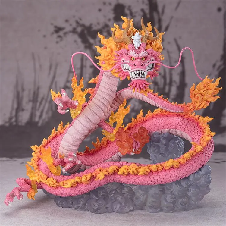 BANDAI Figuarts Zero FZ One Piece, Ultra Battle, Light Moon Peach, Double Dragon Diagram Scale Figures-1