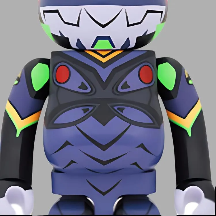 BE@RBRICK Evangelion Unit 13 (new paint version) 1000％-2
