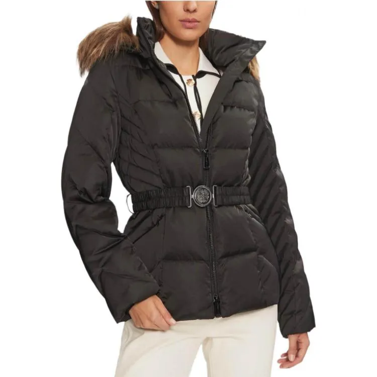 GUESS Jackets & Coats Women's Black-3