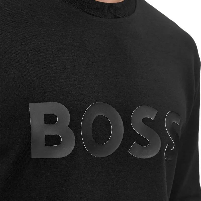 HUGO BOSS Logo Printed Crewneck Sweatshirt-5