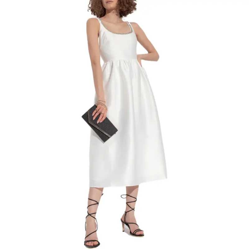 Self portrait Taffeta Midi Dress-1
