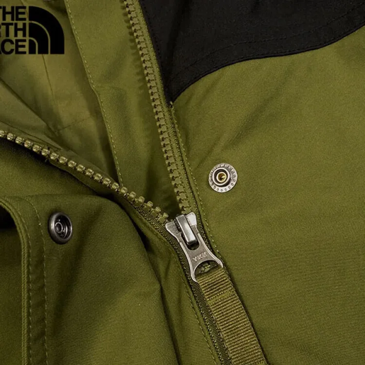 THE NORTH FACE Water Resistant Windbreaker Jacket Women's Green-4
