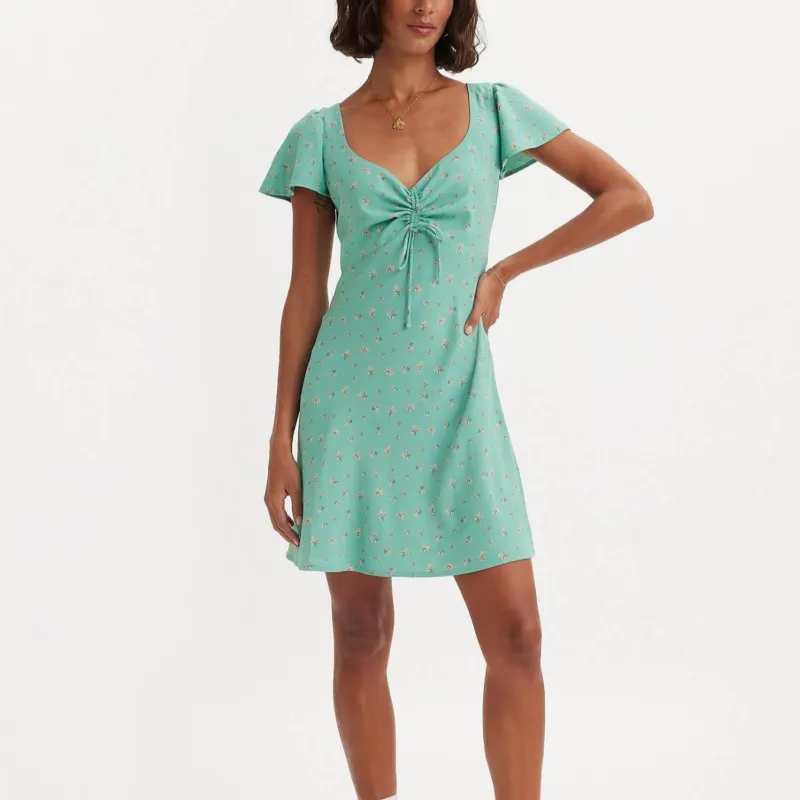 Levi’s Short-Sleeved Dresses Women's Green-4