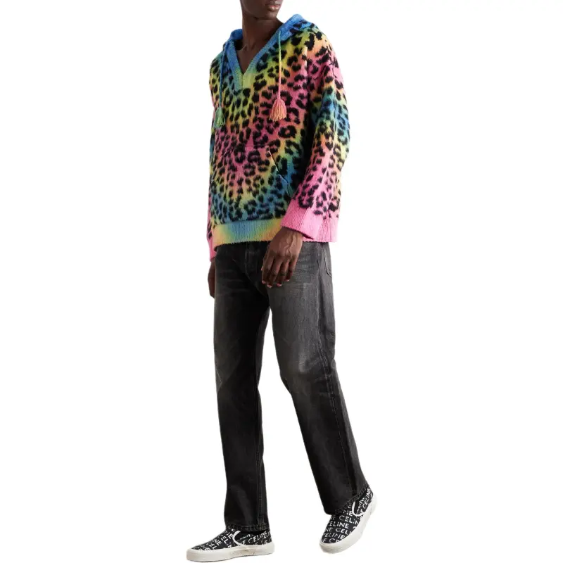 CELINE Oversized Baja In Leopard Print Brushed Cotton-2