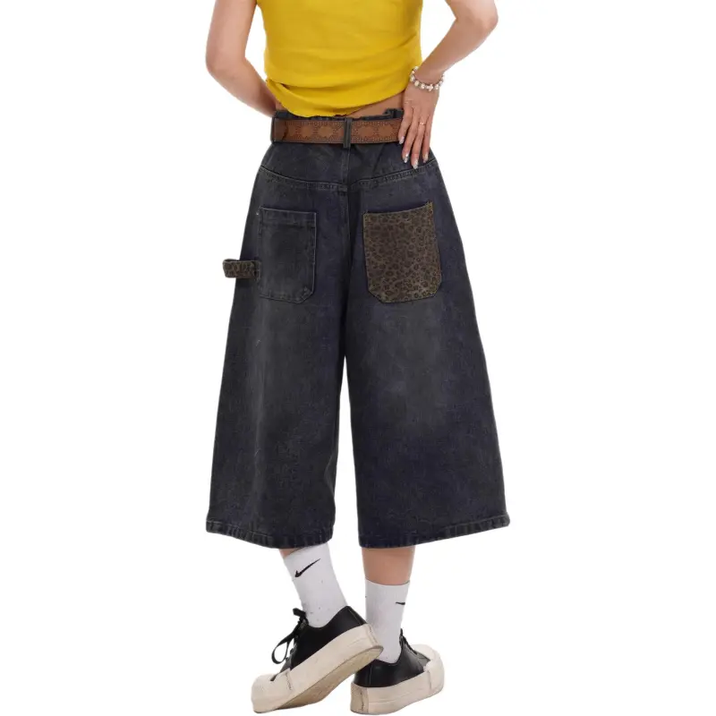 KVIV Denim Shorts Men Blue -3