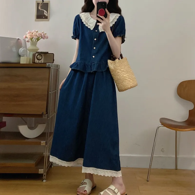 GULIANFEI Two Piece Skirt Sets Women's-3