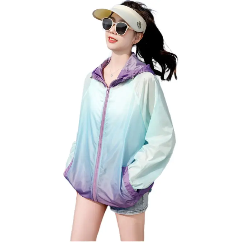 Flowers In Water Cropped Coat Women's-6
