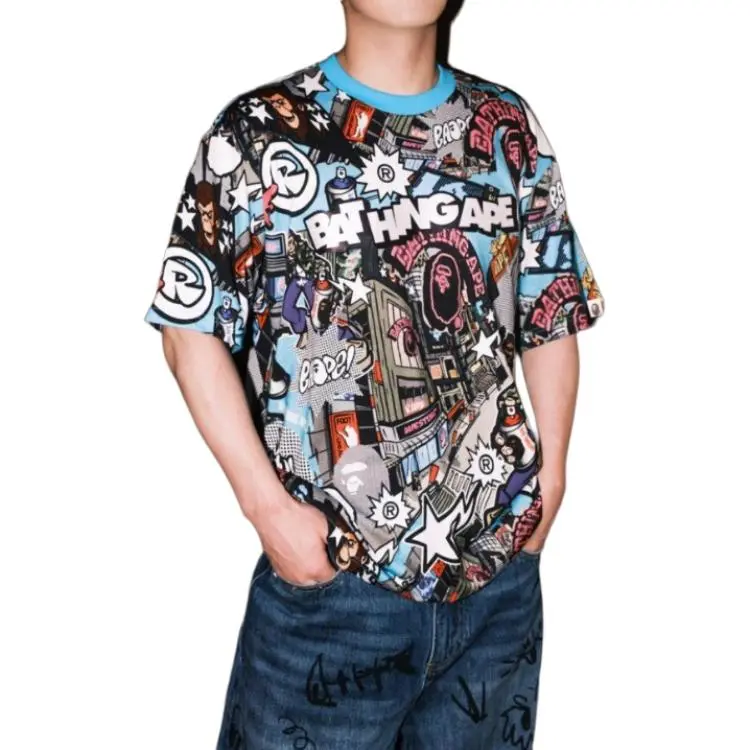 Bape Comic Art Relaxed Fit Tee-2