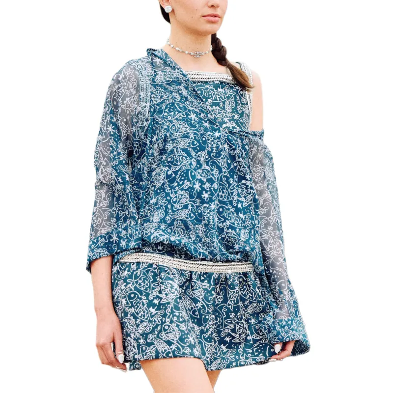 CHANEL Shirts Women's Blue-1