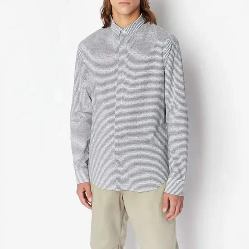 ARMANI EXCHANGE SS23 Shirt Men's Gray-2