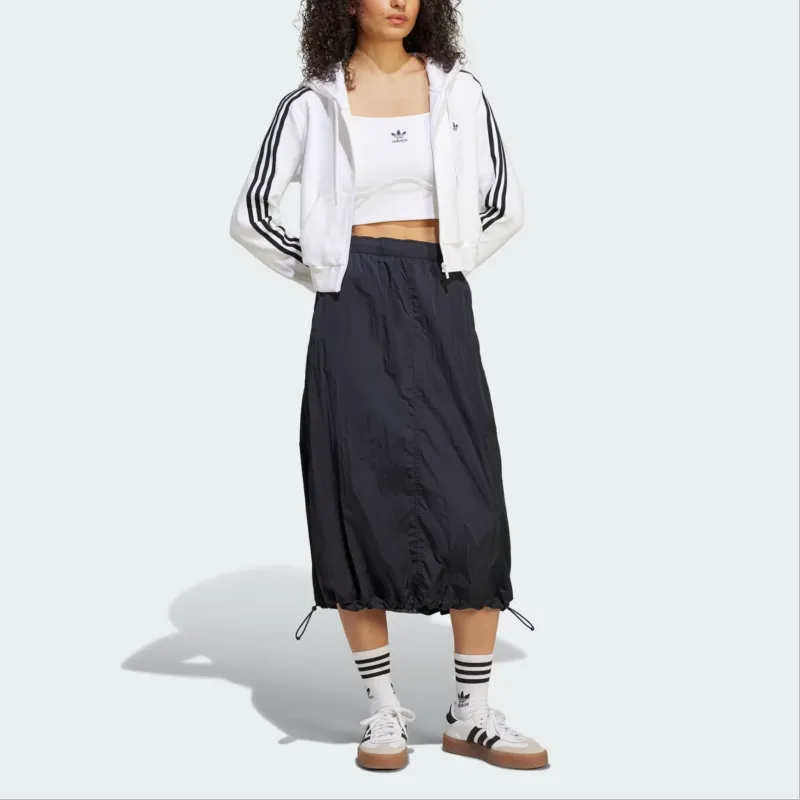Adidas Originals SS25 Casual Long Skirts Women's Black-1