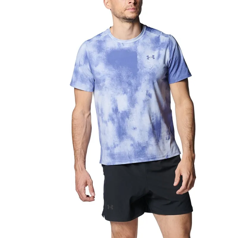 Under Armour T Shirt Men's Light Blue Purple-2