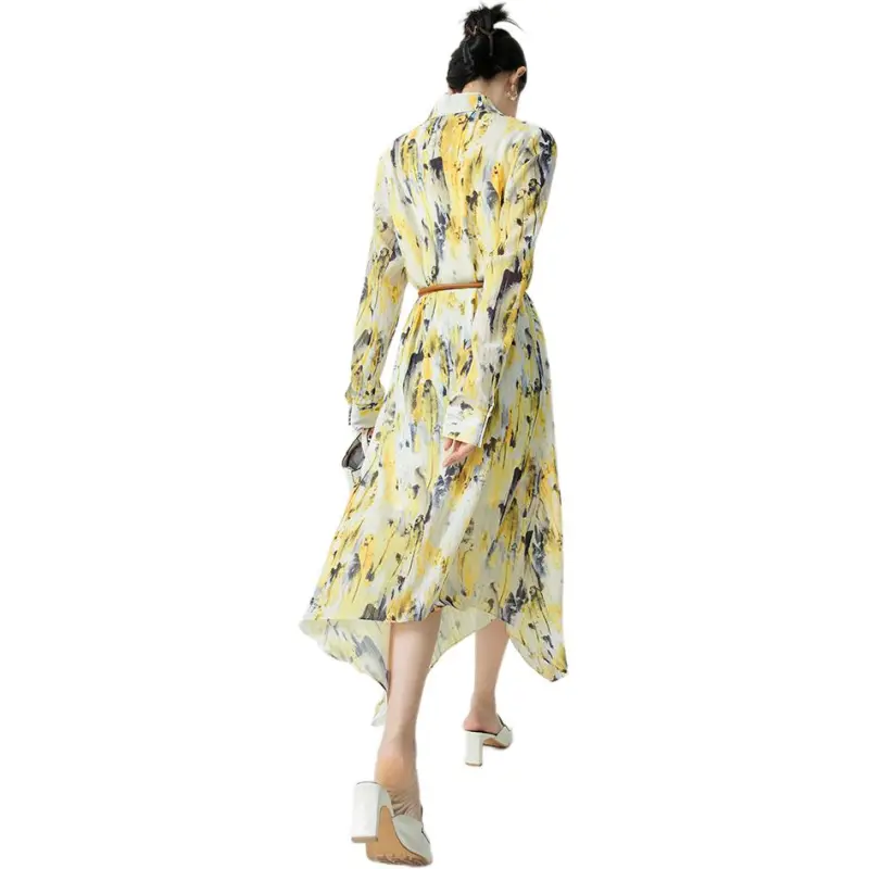 MEIYANG Long Sleeved Dresses Women's Multicolor-1