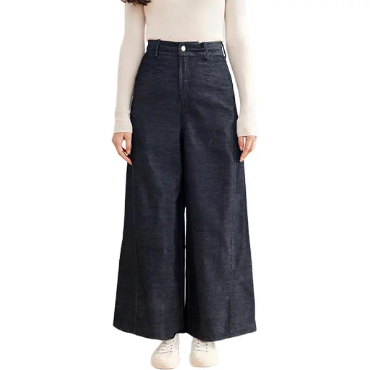 ZIMO Casual Pants Women's Navy Blue-1