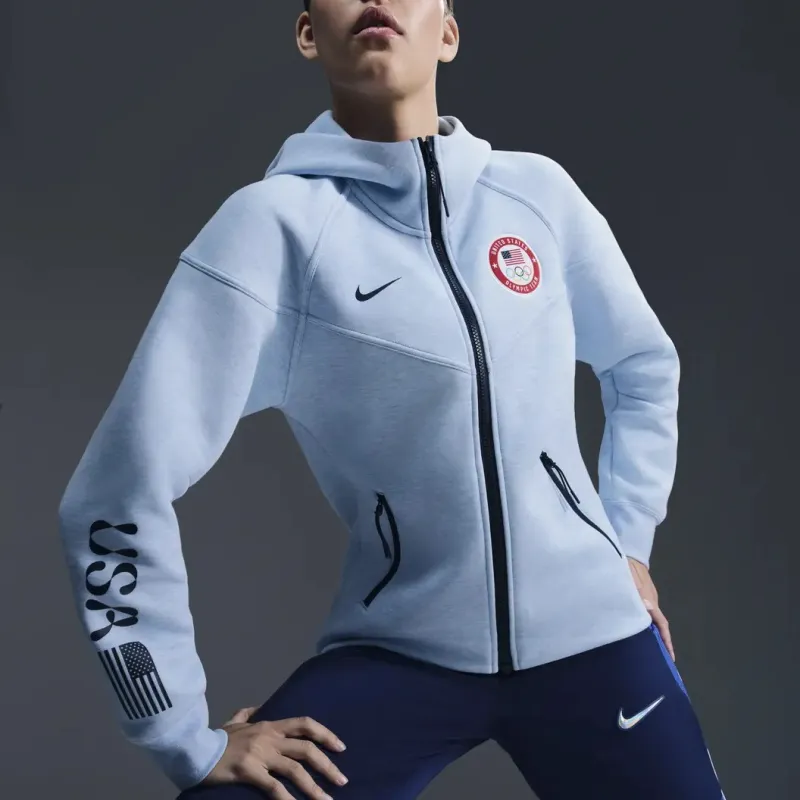 Nike USA Olympic Team Series Jacket Women's Sky Blue-4