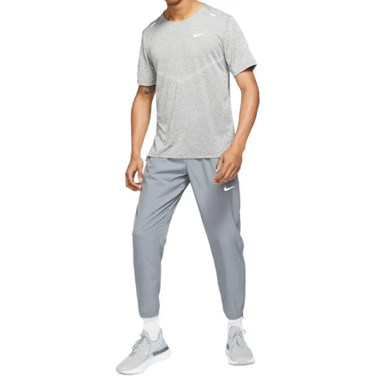 Nike Knitted Sweatpants Men Silver-2