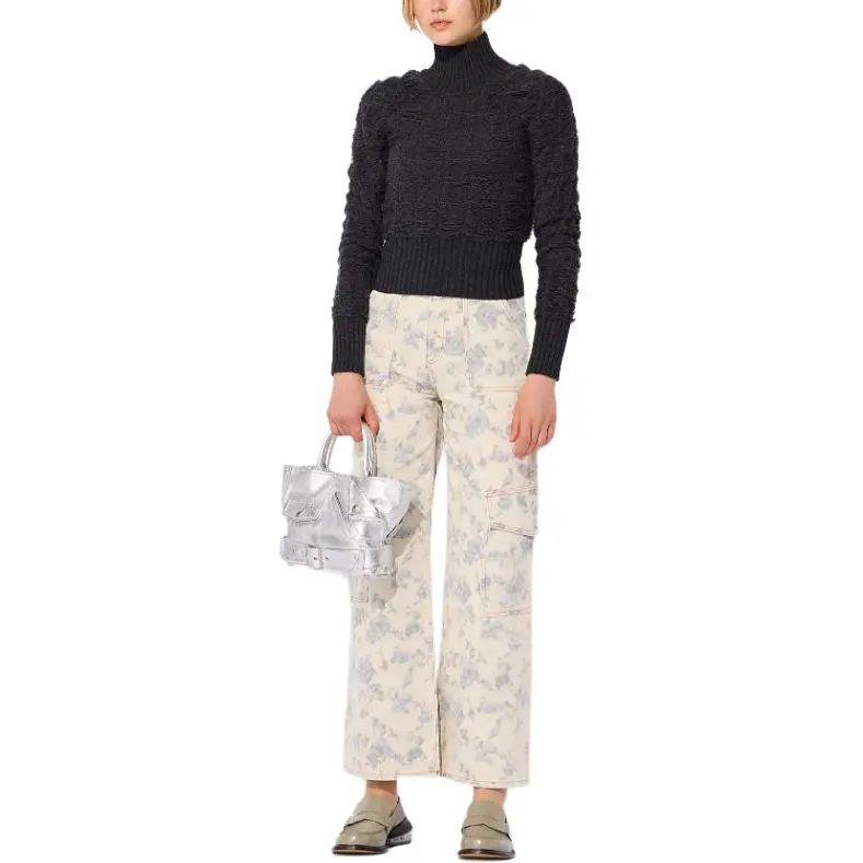 GANNI Floral Printed Angi Jeans-3