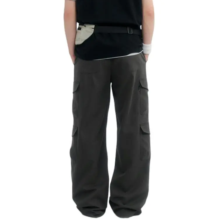 MYSAMESAME Casual Pants Unisex Dark Gray In Stock-1