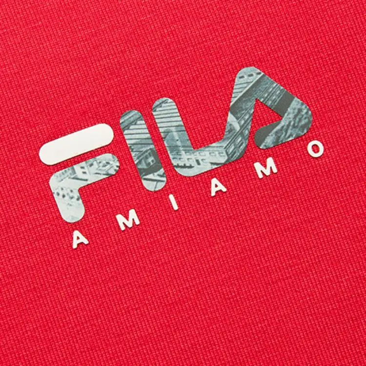 FILA Long Sleeved Dresses Women's Legend Red-2