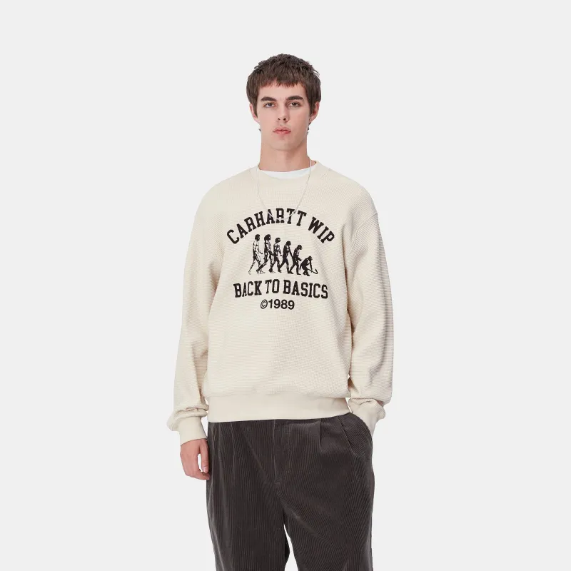 Carhartt WIP FW24 Main Basics Sweat Sweatshirt Unisex Natural Beige-2