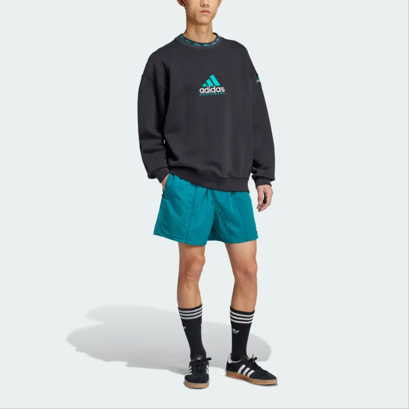 Adidas EQUIPMENT Series SS25 Casual Shorts Men's Equipment Green-2