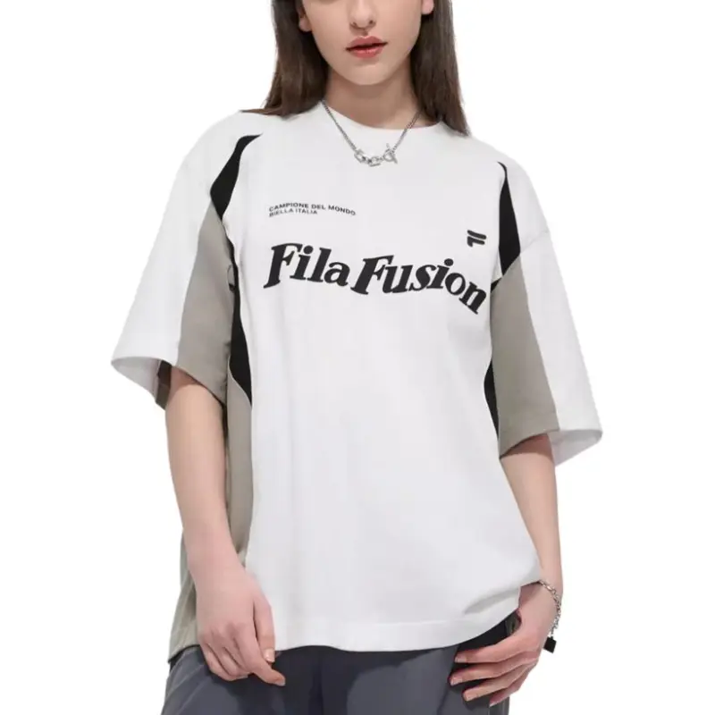FILA FUSION LIFEFOB T Shirt Unisex Standard White-2