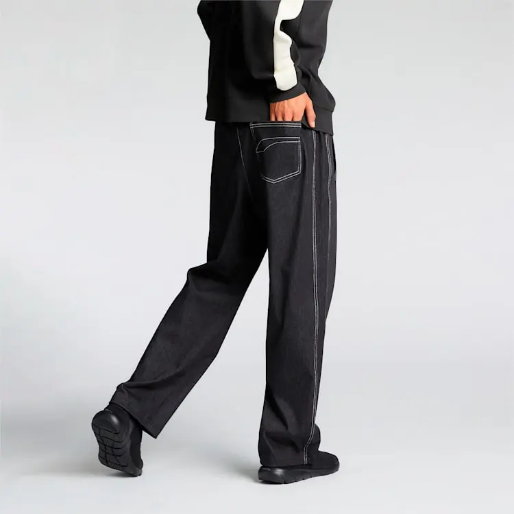 PUMA CORE HERITAGE FW24 Knitted Sweatpants Men's Black-4