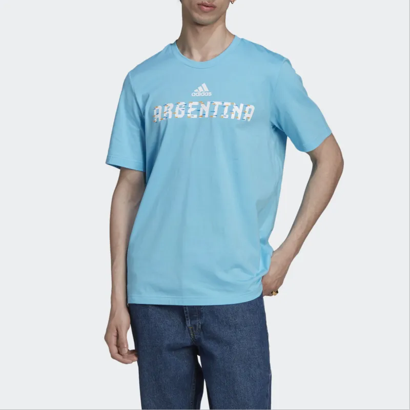 Adidas Argentina Soccer Jerseys Men Blue-3