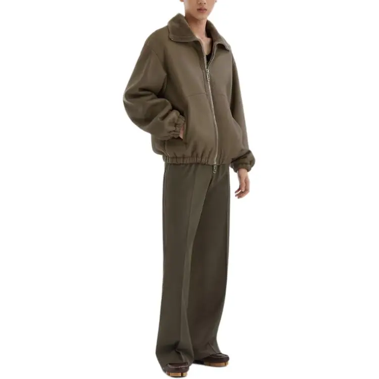 FENDI Zip-Up Oversized Blouson Jacket-2