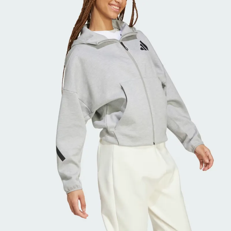 Adidas Z.N.E. FW24 Jacket Women's Gray-2