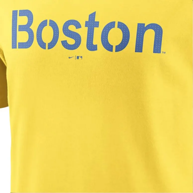 Nike x MLB Boston Red So FW24 T-Shirt Men's Yellow-2