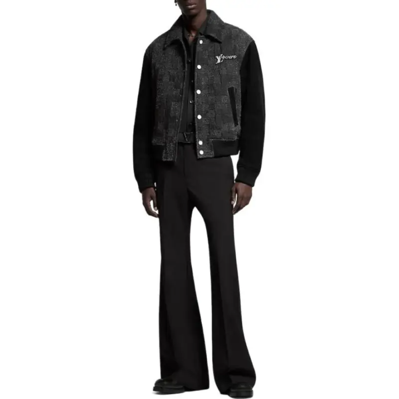 LOUIS VUITTON Mix Leather Varsity Blouson-1