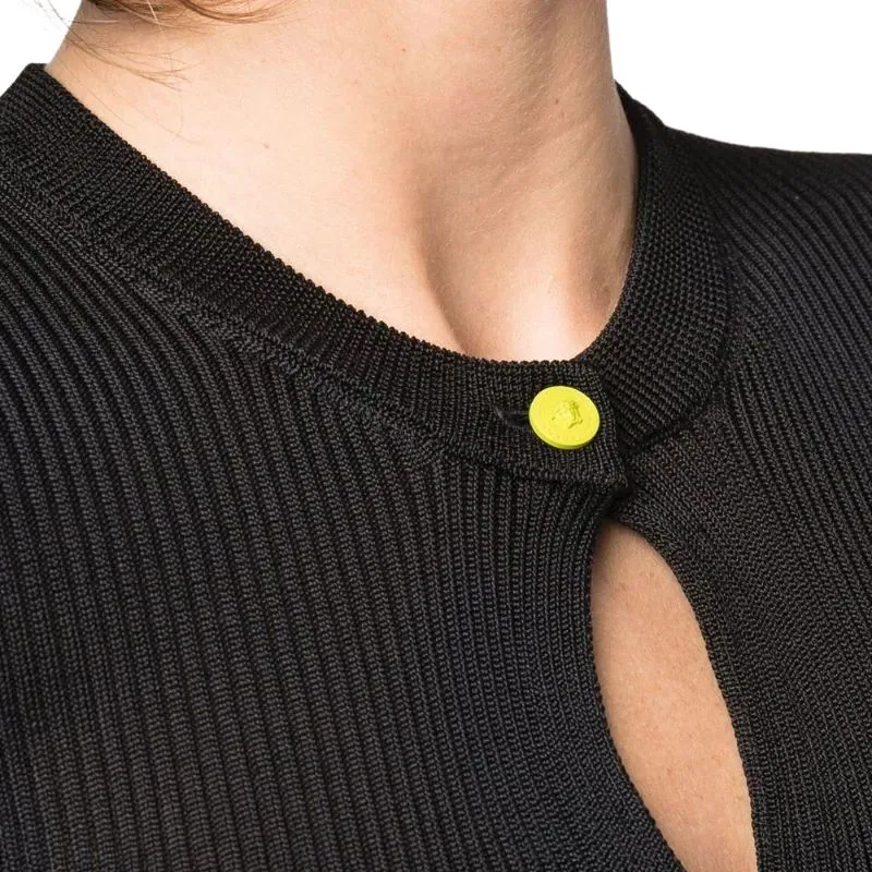 VERSACE Rib Serie Knit Sweater 'Black'-1