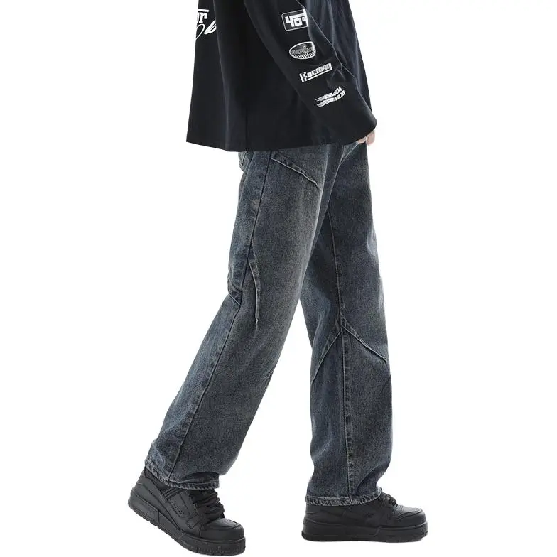 IJRJ Jeans Unisex Black Gray Color-13