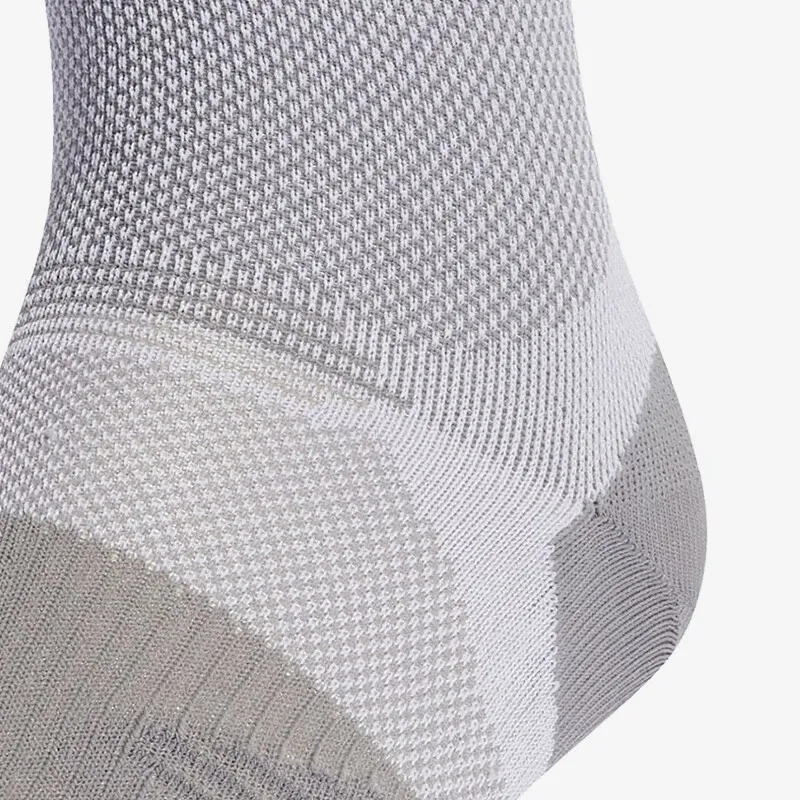 Adidas ADIZERO HEAT.RDY SOCKS Ankle Socks Unisex 1 Pack White/Gray-2