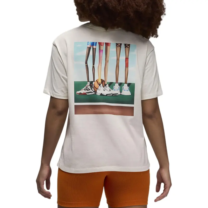 JORDAN AIRTIST Series T Shirts Unisex Apricot-3