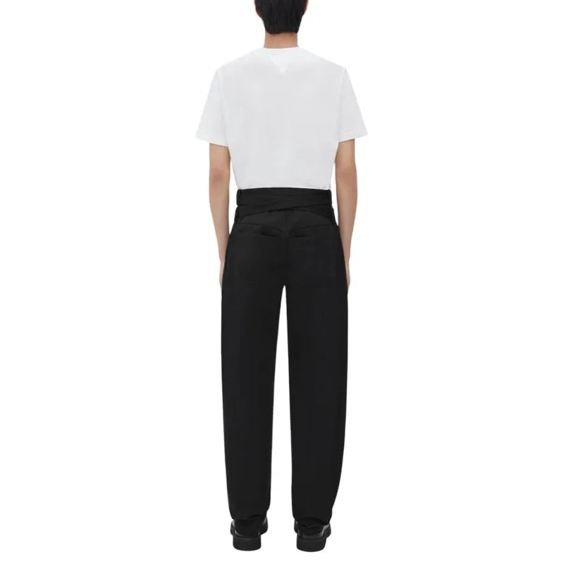 Bottega Veneta FW22 Casual Pants Men's Black-1