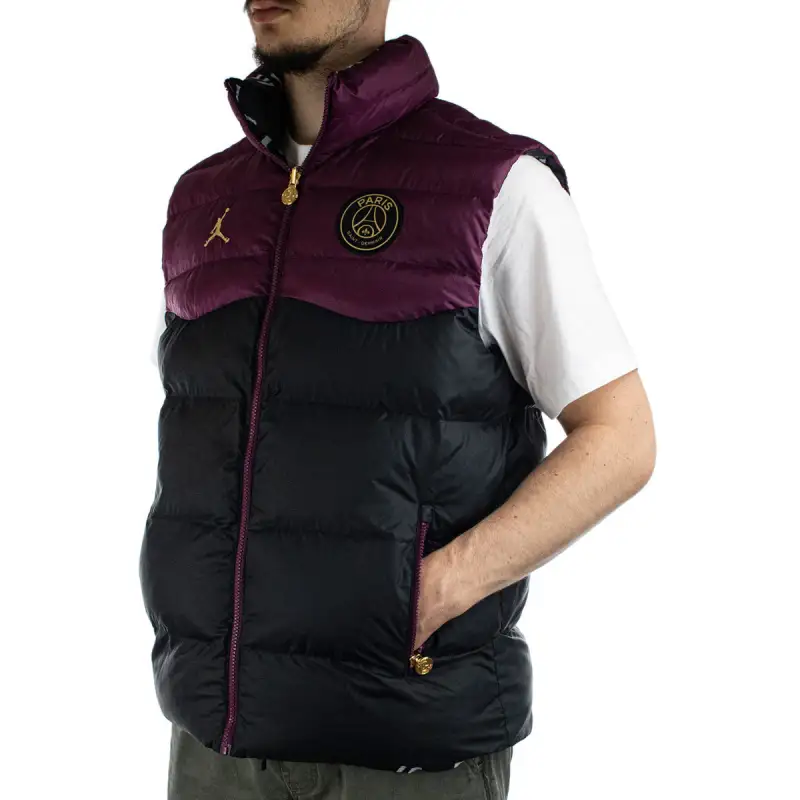 JORDAN X Psg Paris Saint Germain Reversible Down Puffer Vest-4