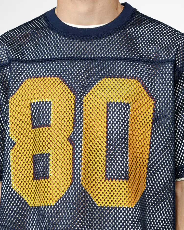 Stussy Drop2 Logo Mesh Knit T-shirt SS24 Blue - Cheap Rcj