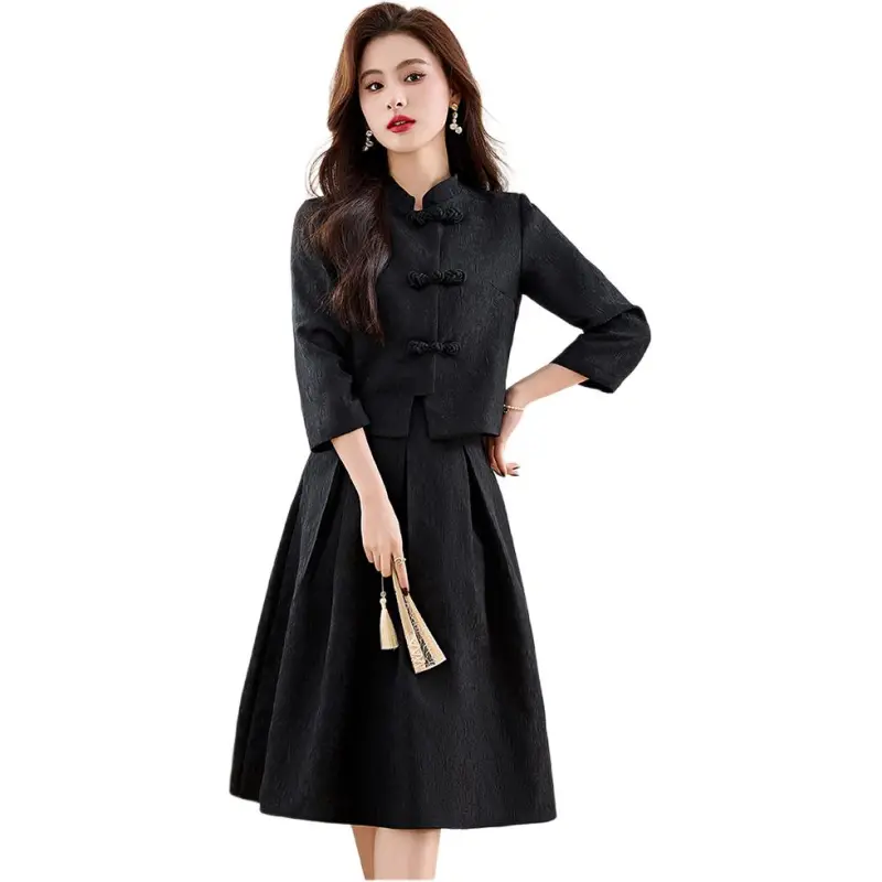 Fele.d Two Piece Skirt Sets Women's-5