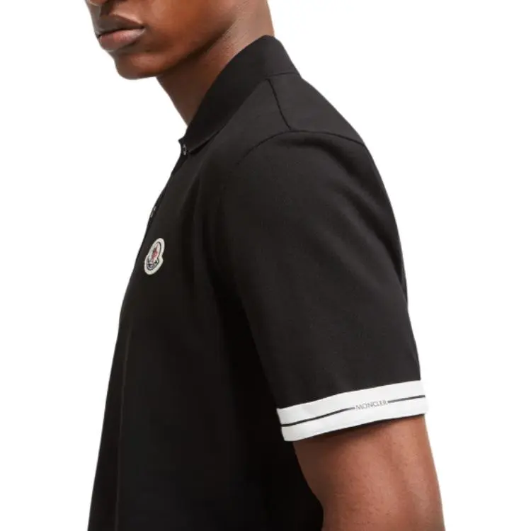 Moncler Logo Piquet Polo Shirt-4