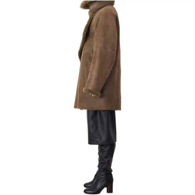 Lemaire Asymmetric Leather Jacket-3