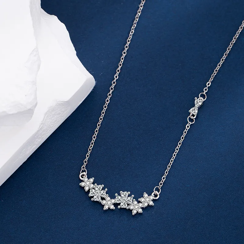 Silver Trim Alloy Necklaces Women's-31