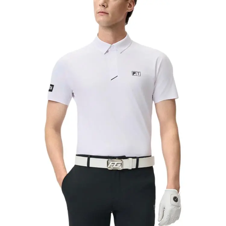 FILA Golf Series SS25 Polo Shirt Men's White-2